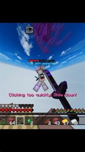 Finished the game in style 🥶 || Minecraft || Cubecraft #eggwars #blockclutch #shorts