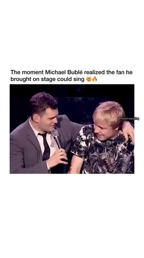 MusicVaultHQ on Instagram: "During a concert, Michael Bublé gave a fan named Sam a moment he’ll never forget. Sam’s mom asked if he could come on stage, and Bublé happily agreed. Together, they sang “Feeling Good”, with Sam’s voice shining alongside Michael’s. The crowd went wild as Bublé stepped back to let Sam take the spotlight, cheering him on with every note. It was pure magic a heartwarming moment of music, courage, and connection. Song: Feeling Good by Michael Bublé 📷: @michaelbuble #Mic