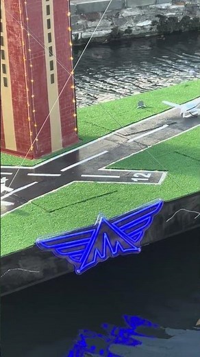 Lighted Boat Parade Frederick - Aircraft Carrier Boat