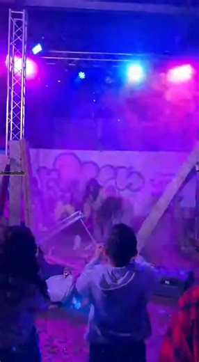 Rave Stage Implodes During Performance, Sending Dancers and Speakers Crashing 🎶🚨