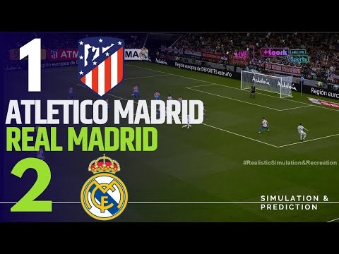 ATLETICO MADRID 1-2 REAL MADRID | SUPER CUP 2025-2026 | Match Highlights Simulation/Recreation