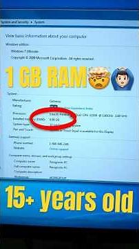 15+ Year Old PC 😱 | 1GB RAM Still Running Windows 7 Ultimate Smoothly! 💻🔥