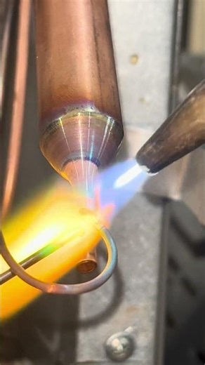 fridge strainer to capillary brazing#refrigerator