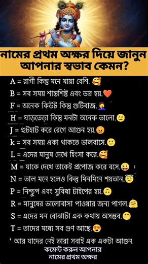 নামের প্রথম অক্ষরেই লুকিয়ে আপনার স্বভাব! দেখে নিন আপনি কেমন মানুষ 😱