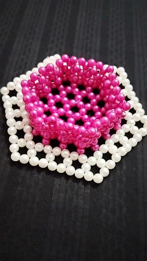Beads beautiful bowl with table mat