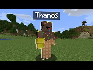 Minecraft mais je suis Thanos.. (ultra cheat)