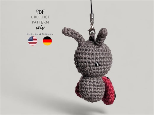 Dangling Mini Ladybug/pdf Crochet Pattern (german & English) - Etsy