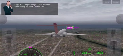 Boeing MD-90 Perfect Landing on Short Runway