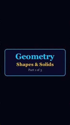 Day 01 Geometry Shapes and Solids FormulasFollow me Infinity Maths #math #geometry #challenges
