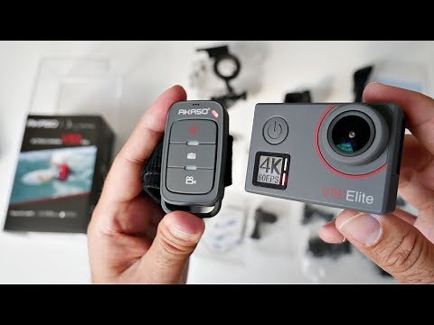 AKASO V50 ELITE - 4K 60fps Action Camera - Voice Control