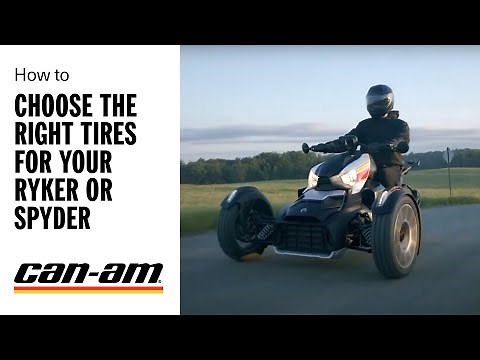 What Tires Should I use on my Can-Am Ryker or Spyder?