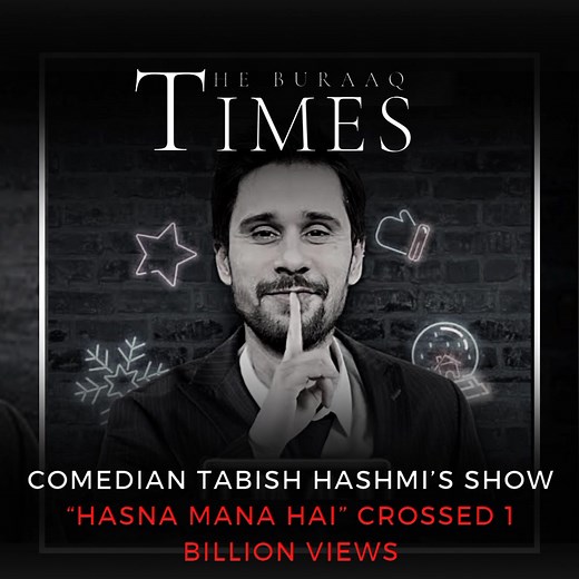 Canadian Pakistani stand-up comedian and digital media influencer Tabish Hashmi has achieved a major milestone in his career as his show Hasna Mana Hai has crossed one billion views. The show is a blend of stand-up comedy and talk show format, where Hashmi invites celebrities and influencers for a fun and witty chat. Born in Karachi, Pakistan, Hashmi started his career with the stand-up comedy show The Laughing Stock and went on to host Nashpati Prime’s guest-heavy talk show. With his quick wit