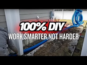 How to Combine 2 Downspouts into a Main Trunk Line