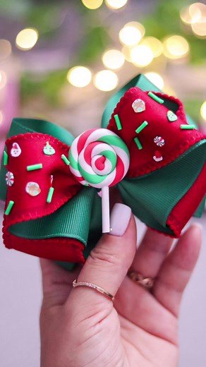 Tutorial: Laço de Cabelo Natalino Passo a Passo