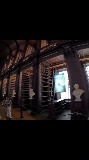 A tour of the old library at Trinity College in Dublin #travel #ireland #Dublin #TrinityCollege