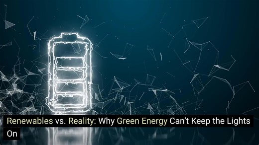 Renewables vs. Reality: Why Green Energy Can’t Keep the Lights On