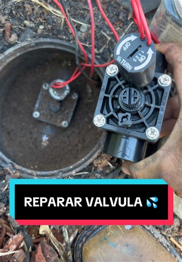 COMO REPARAR UNA VÁLVULA DE IRRIGACIÓN 💦#irrigation #irrigationsystem #irrigationsensei #irrigacion