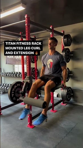 Rack Mounted Leg Curl and Extension