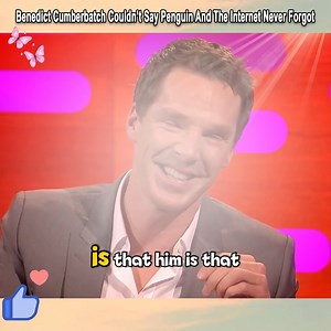 5.7K views · 64 reactions | Benedict Cumberbatch Couldn’t Say Penguin And The Internet Never Forgot | Shock | Facebook