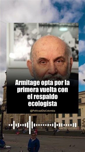 Maurice Armitage se lanza a la primera vuelta presidencial #colombia