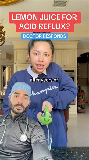 52K views · 766 reactions | LEMON JUICE FOR ACID REFLUX? DOCTOR RESPONDS - #fyp #doctor #medicine #ootd #fashion #healthtok #viral #medschool #lifestyle #greenscreen #greenscreenvideo #guthealthforlife #guthealth #acidreflux #bilereflux #gerd #heartburn | Dr. Joseph Salhab | Facebook
