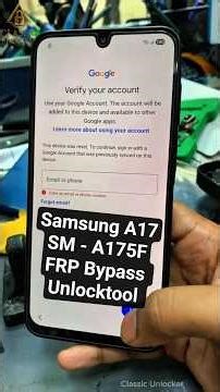 Samsung A17 SM-A175F Android 16. Bypass Unlocktool ✅️ Easy Way. #samsung #frp #unlocktool #repair