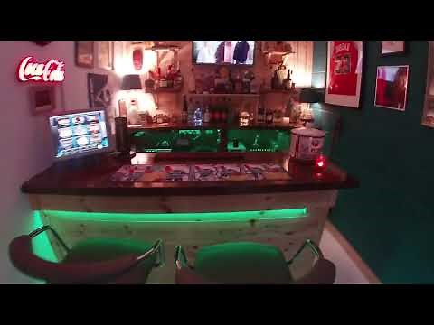 Tour of Home Bar on a budget. Lockdown Garage converted into bar. Man Cave! Pub ideas