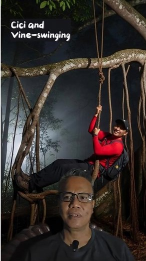Out There Podcast Episode 20 -Cici and Vine Swinging It is no secret about Cici's penchant for swinging the aerial roots of the ficus tree but there are higher spirits guarding these trees and Cici was at the forefront of being disturbed during one of his petulant swings. Watch full episode here: https://youtu.be/Dcmbw8qJhWE?si=D2zYfpx-WGis7gJn #outtherepodcast #asianfolklore @tufchick21 @cicicastello72 @bokozulu @lightsoutghoststories | K.k. Heng