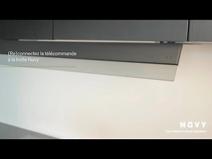 (Re)connectez la télécommande à la hotte Novy