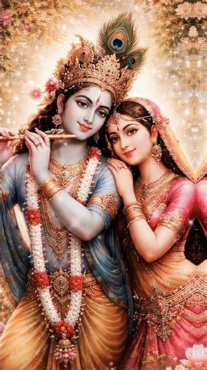 🌸 Sacred Melodies of Radha Krishna 🌸Divine Status Video | Radha Krishna Love Status 💕 #radhakrishna