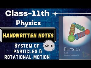 System of particles and rotational motion|handwritten notes |class-11th physics| ‪@StudyExplorer15‬