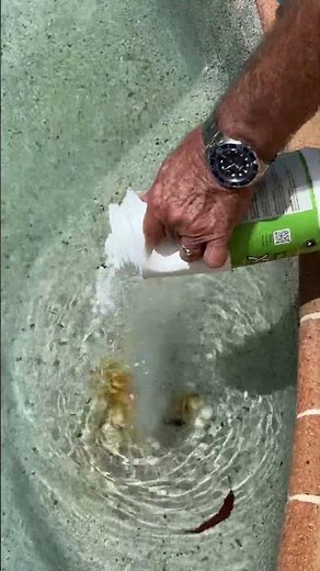 He’s a 10, but his pool has rust stains 🚩 Water TechniX Stain Remover clears stains in 24hrs