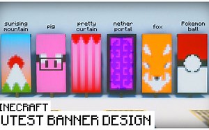 《Minecraft》😍可爱的横幅制作讲座 / Cutest Banner Design Tutorial
