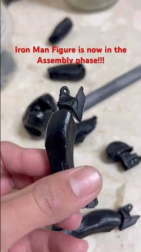 Iron Man 3D Print Update: Assembly Begins! #IronMan #3DPrinting #StopMotion
