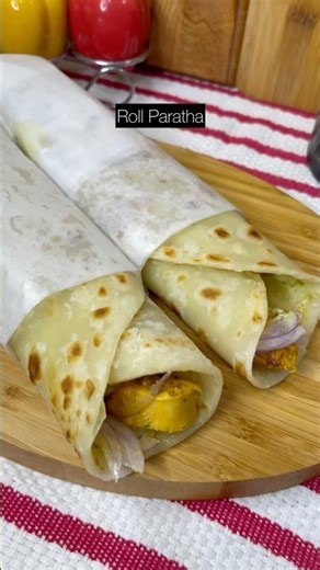Roll Paratha Recipe | Street Style Roll Paratha at Home