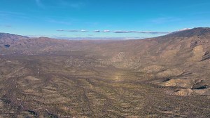 Sonoran Desert Landscape Aerial View, Tucson, AZ, USA Stock Video - Video of giant, rincon: 294010959