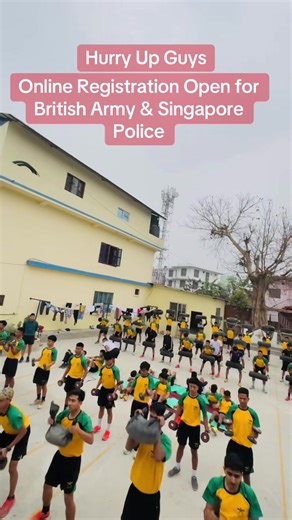 Hurry Up Guys! Online Registration open for British Army and Singapore Police. #gurkhalotusbootcamp #ghorahidang #nayabazar #britishgurkhas #gurkha 9846260832