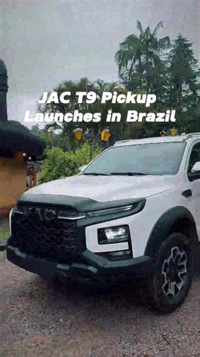 JAC T9 Diesel Automatic Pickup Launch in Brazil
