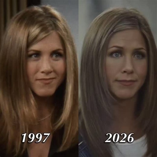 jessy_adrien on Instagram: "De-aged Jennifer Aniston reprises her role as Rachel Green from ‘Friends’ in Dunkin’s #SuperBowl commercial."