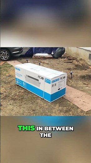 Unboxing the ACIQ AC Unit: Size, Weight, and Ceiling Mount! #HVAC #DIY #shorts