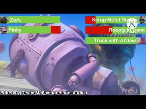 The Giant king￼ - angry mob chase with Healthbars (stop clip video)