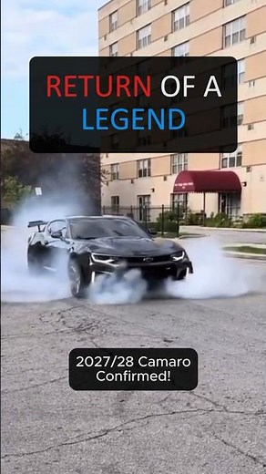 GM Confirmed the Camaro's Return!