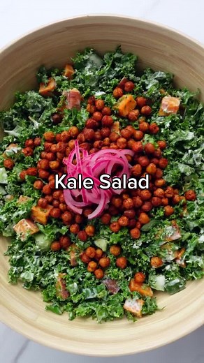 Creamy Tahini Kale Salad for Vegan Meal Prep