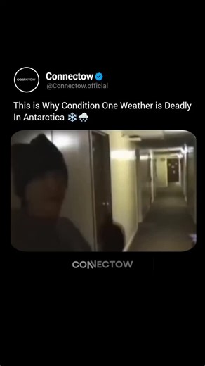 Connectow on Instagram: "Antarctica’s “Condition One” Weather: When Stepping Outside Can Be Deadly ❄️🌬️ Antarctica is one of the most extreme places on Earth—but when it reaches Condition One, survival depends on staying indoors. This is the highest weather alert level on the continent, marked by brutal sub-zero temperatures, hurricane-force winds, and near-zero visibility. During Condition One, researchers are strictly forbidden from going outside because exposure can cause frostbite within se
