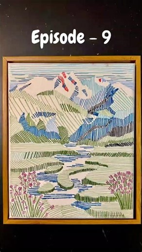 Day 9 of 30 - Parallel line Art Having fun with simple lines. ✨ #parallellines #line #artube