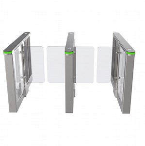 [Hot Item] Punch Card Attendance Machine Smart Cylinder Dual Direction Swing Turnstile