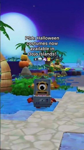 Halloween costumes available in dojo islands until Oct. 31st! 🎃🏝️ #halloween