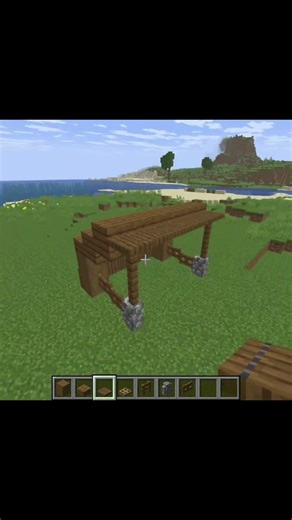 Cozy Outdoor Hut Build 🌿 | Minecraft #shortsminecraft #cozyminecraft #mctutorial