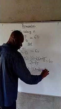 This Trick Helps on Permutations #maths #stepbystepmath