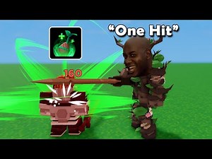 NEW Forest Enchant + Eldertree Kit = ONE HIT (Roblox Bedwars)